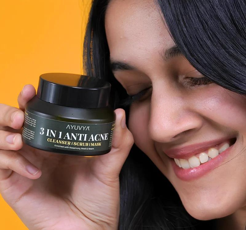 Clear, Cleanse, And Glow: 3 in 1 Ayurvedic Anti Acne!