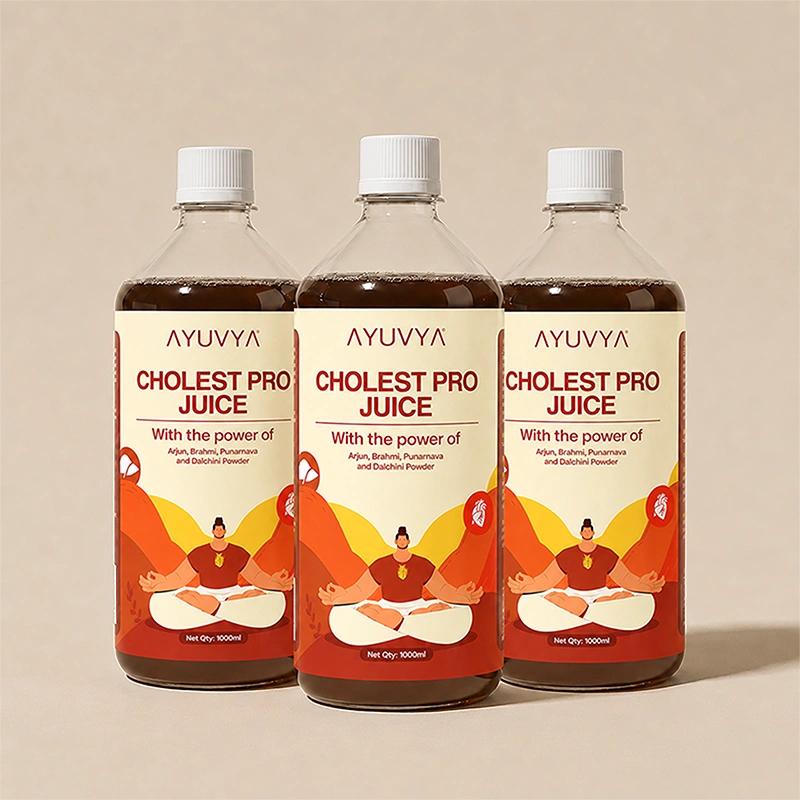 Ayuvya Cholest Pro Juice | 3 Month Pack