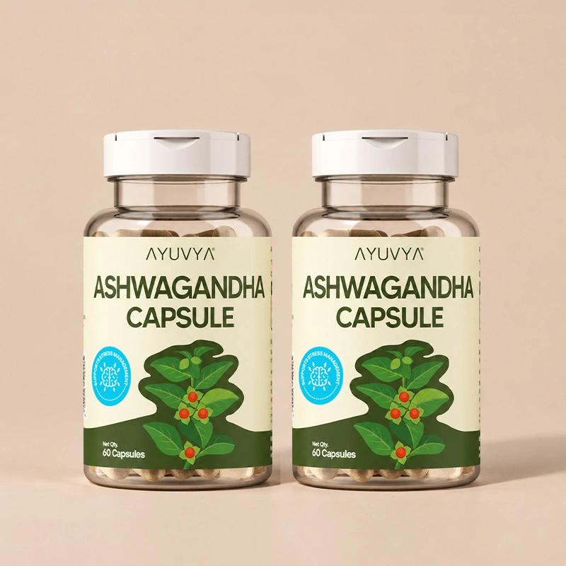 Ashwagandha Capsules | 500mg Pack of 2