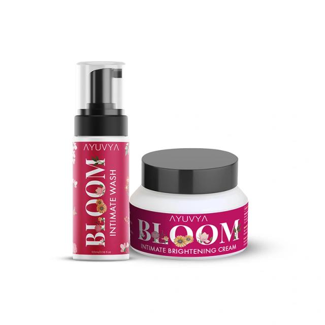 Ayuvya Bloom Cream and Bloom Intimate Wash Combo
