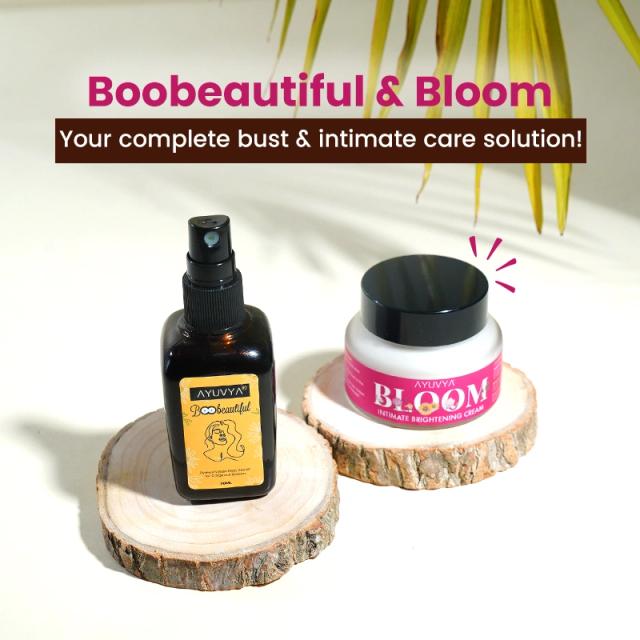 Ayuvya Boobeautiful Oil and Bloom Combo