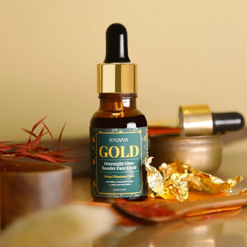 Ayuvya Gold | Overnight Glow Booster Face Oil