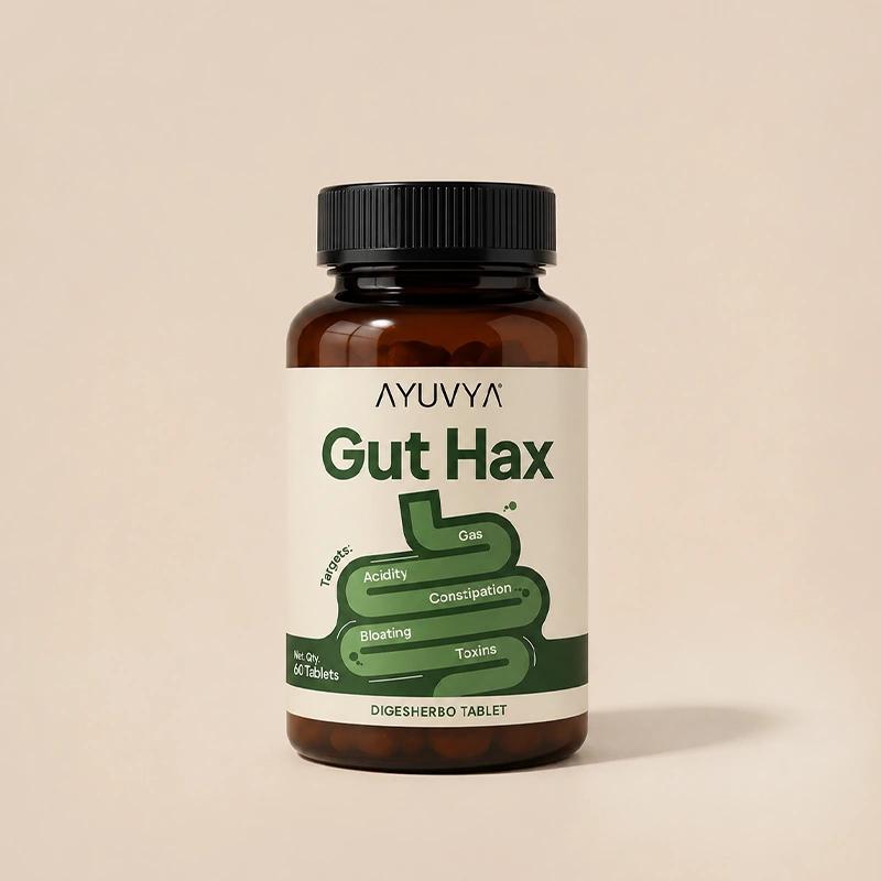 Gut Hax | Ayurvedic Gut Detox Tablets