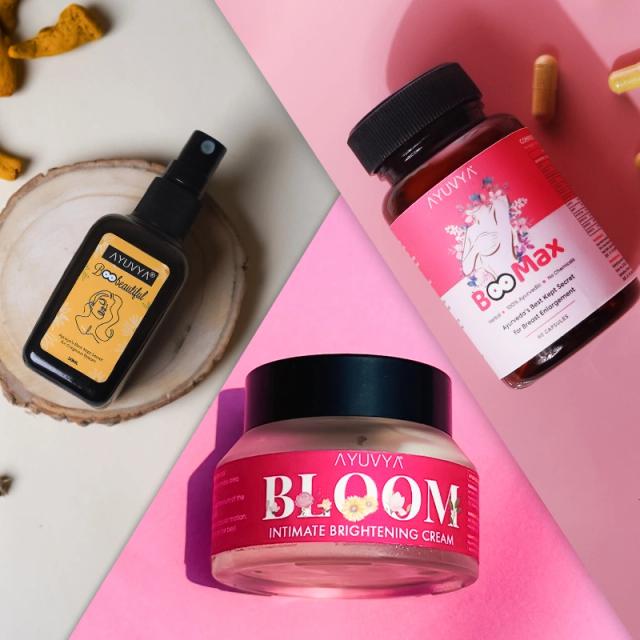 Ayuvya Boobeautiful & Boomax & Bloom Combo Pack