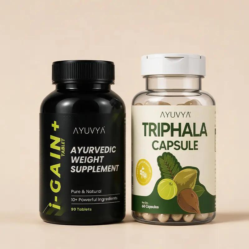 Ayuvya Triphala and i-Gain+ Combo