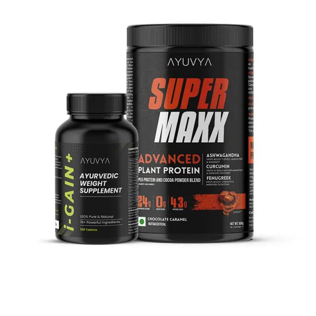 Ayuvya i-Gain+ & SuperMaxx Protein Powder
