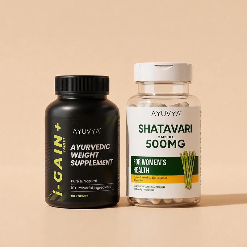 Ayuvya Ashwagandha and i-Gain+ Combo