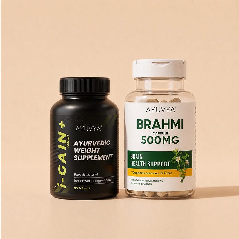 Ayuvya Brahmi and i-Gain+ Combo