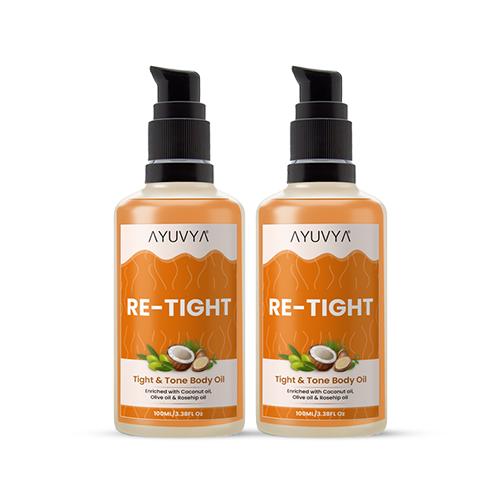 Ayuvya Retight Body Oil for Stretch Marks Pack of 2
