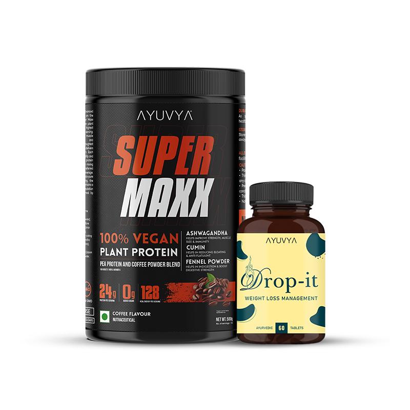 Ayuvya Drop-it & Super Maxx Protein Powder