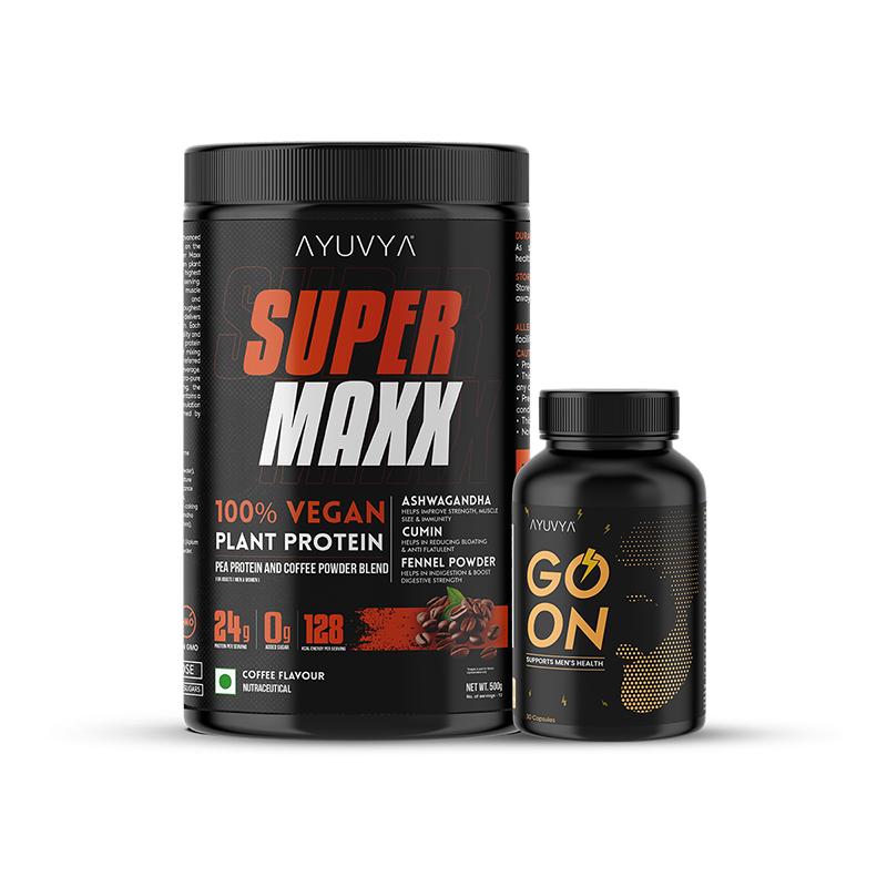 Ayuvya Go On & Super Maxx Protein Powder