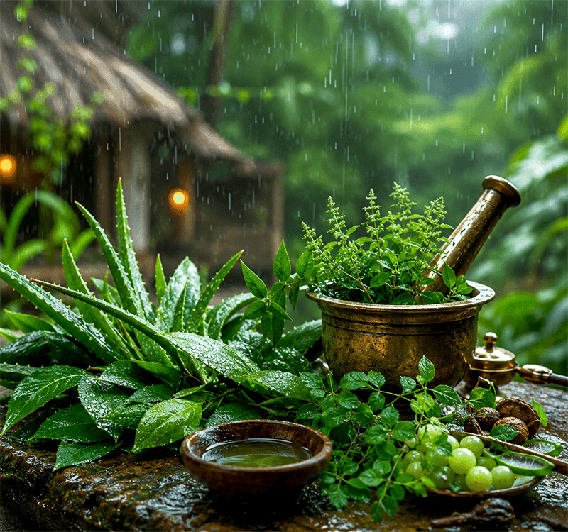 AYURVEDA AND THE RAIN