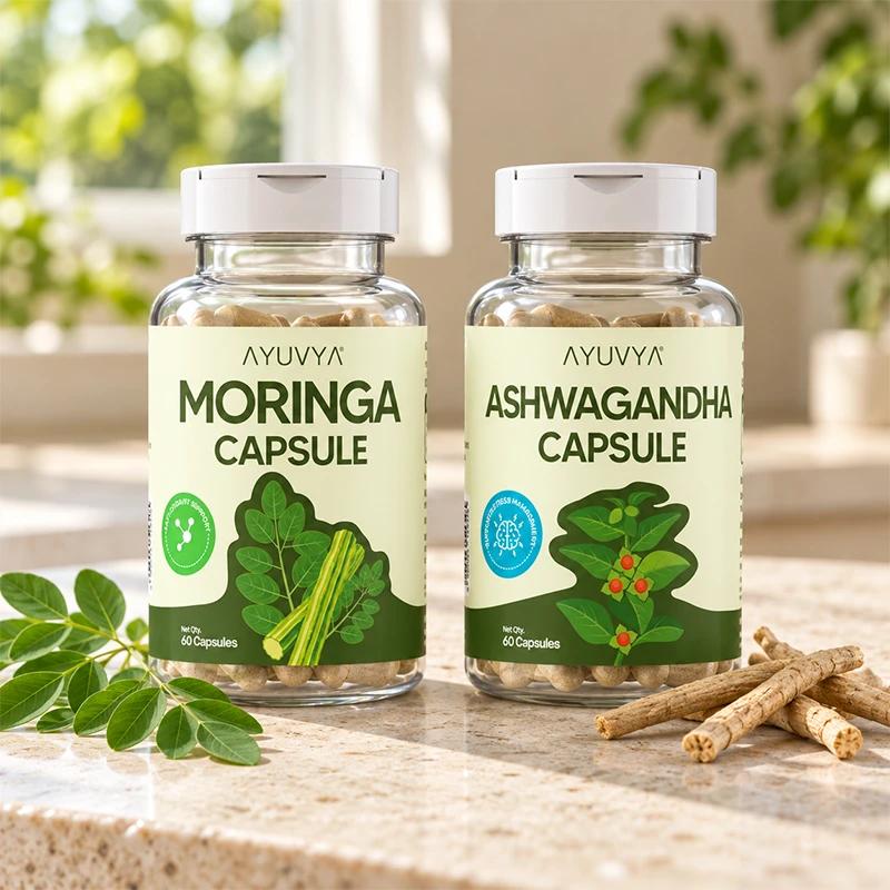 Moringa vs Ashwagandha : Which is better for energy and wellness?