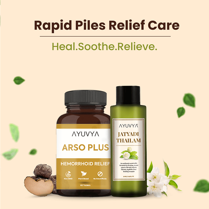 Ayuvya Piles Relief Kit | For pain relief & wound healing
