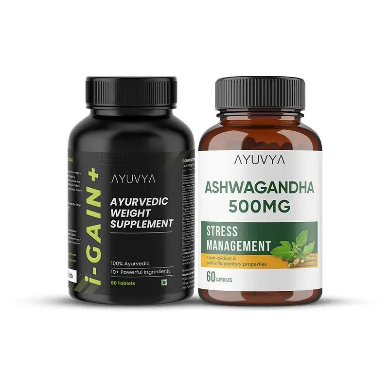 Ayuvya Ashwagandha and i-Gain+ Combo