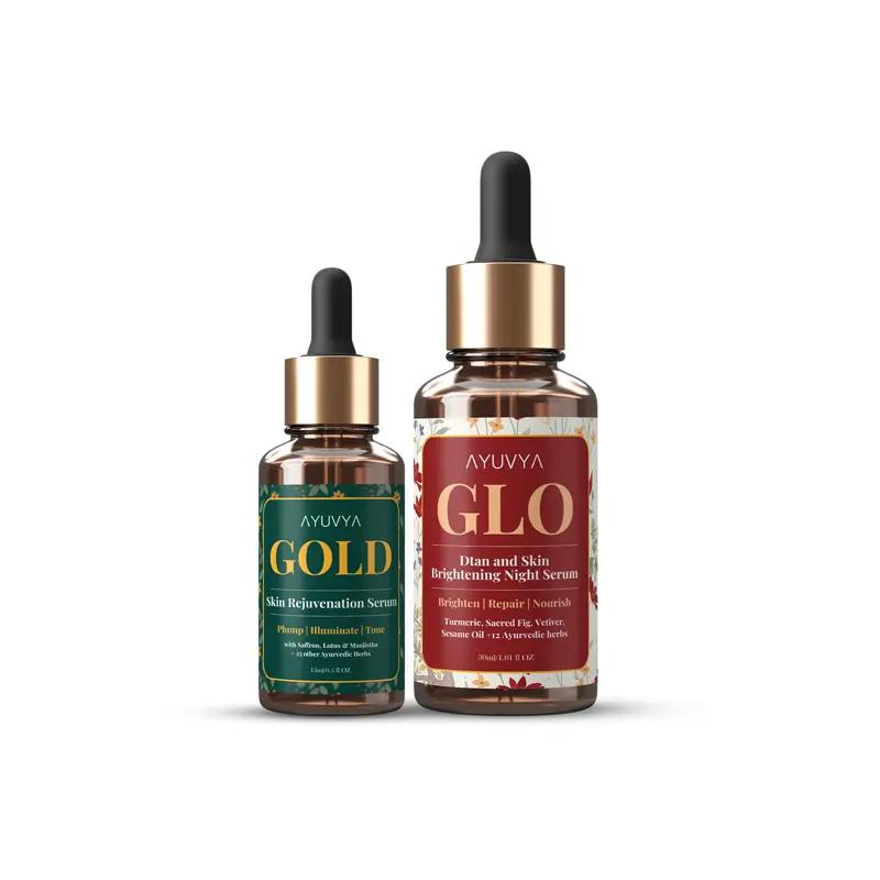 Ayuvya Glo and Gold Serum Combo