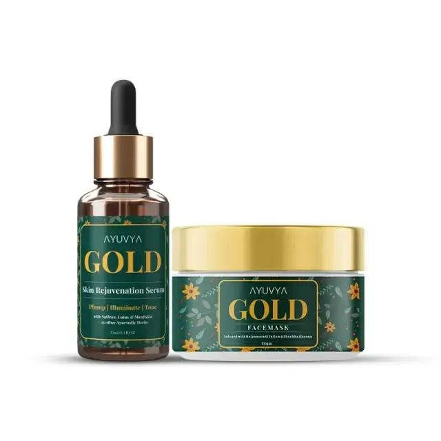 Ayuvya Gold Face Mask and Serum Combo