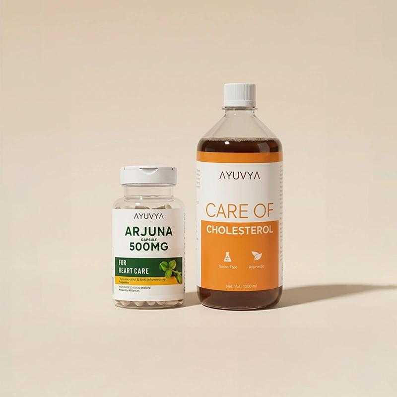 Cholesterol Juice | 1 Month Pack + Arjuna Capsules