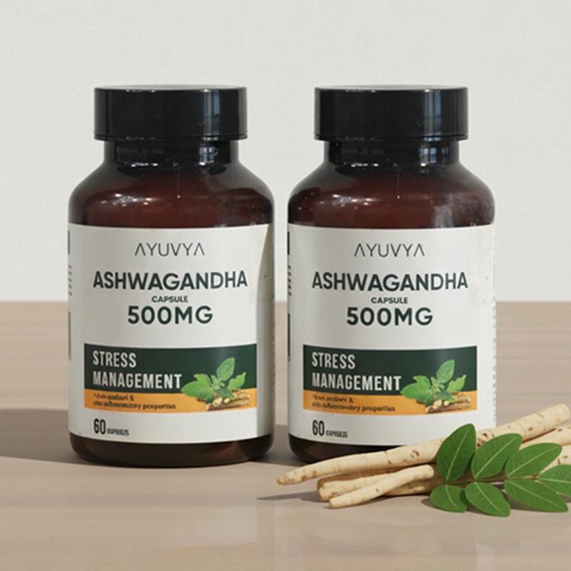 Ashwagandha Capsules | 500mg Pack of 2
