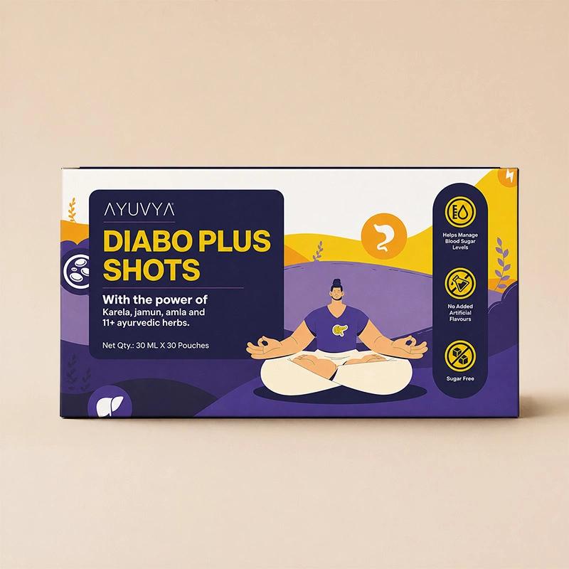 Ayuvya Diabo Plus Shots | 1 Month Pack