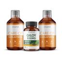 Giloy Capsules + Care of Cholesterol Juice Pack of 2