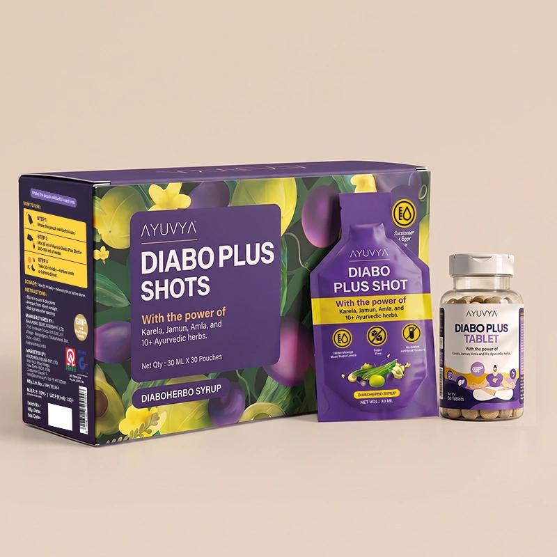 Ayuvya Diabo Plus Shots + Diabo Plus Tablets Combo