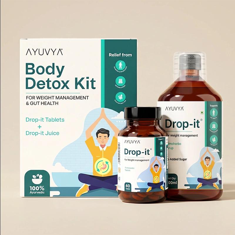 Ayuvya Drop-it Juice + Tablet | 1 Month Pack