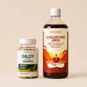 Giloy Capsules + Cholest Pro Juice 1L