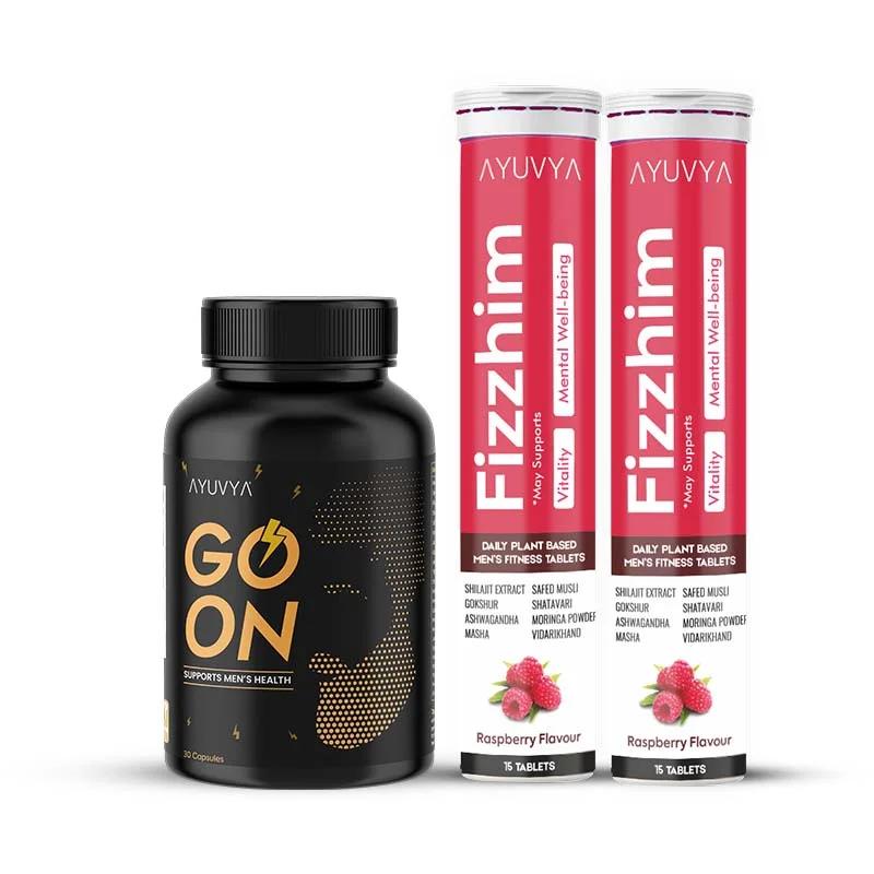 Ayuvya Go On & Fizzhim Pack of 2 Combo Pack