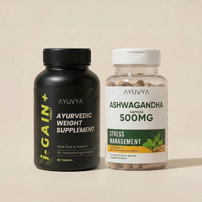 Ayuvya Ashwagandha and i-Gain+ Combo