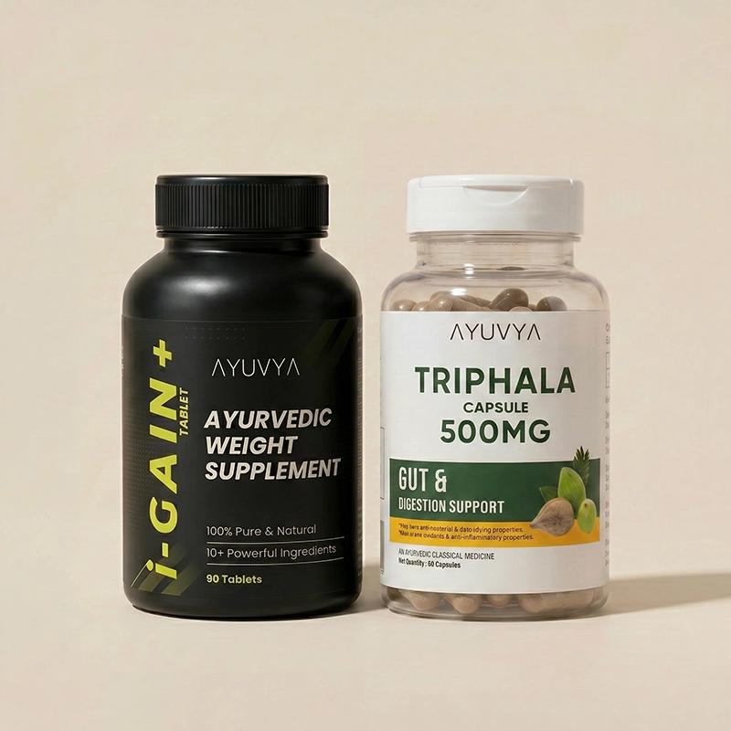 Ayuvya Triphala and i-Gain+ Combo