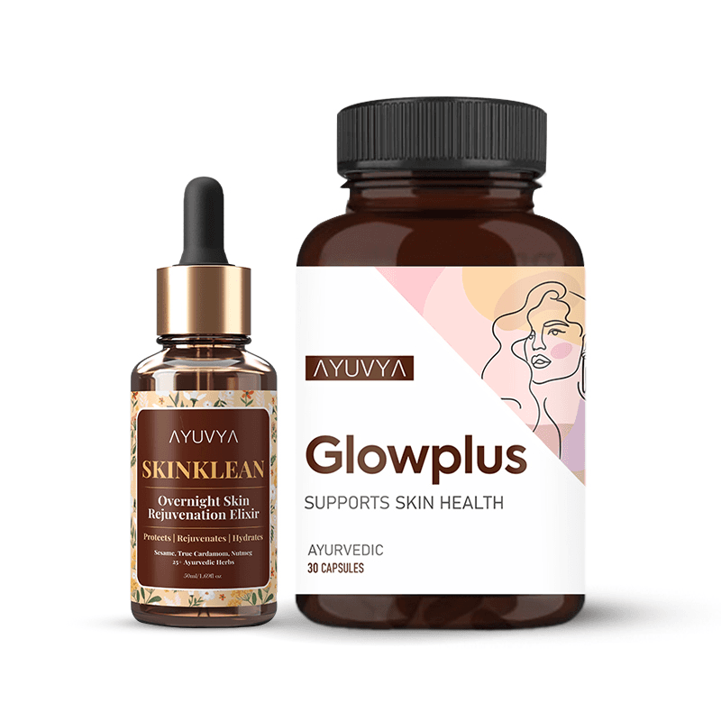 Ayuvya Glowplus and SkinKlean Elixir Combo