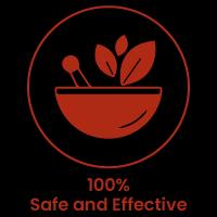 100% Safe and Effective