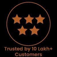 Trusted by 10lakhs+ customers
